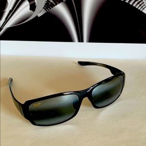 MAUI JIM BAMBOO FOREST Sunglasses | Gloss Blk Fade